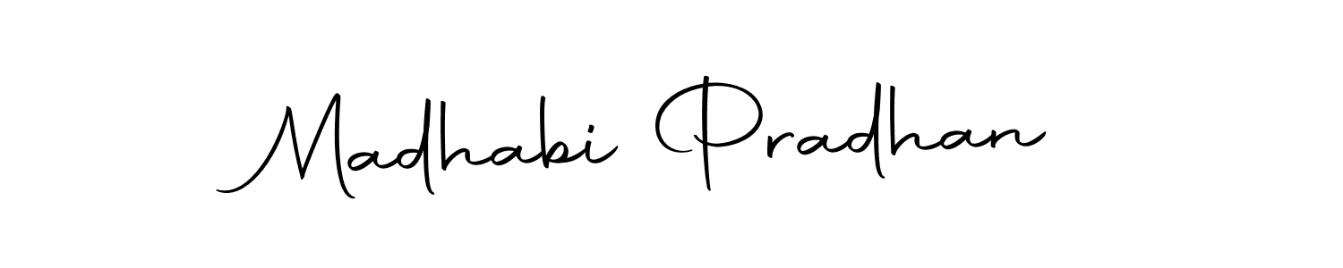 Make a short Madhabi Pradhan signature style. Manage your documents anywhere anytime using Autography-DOLnW. Create and add eSignatures, submit forms, share and send files easily. Madhabi Pradhan signature style 10 images and pictures png