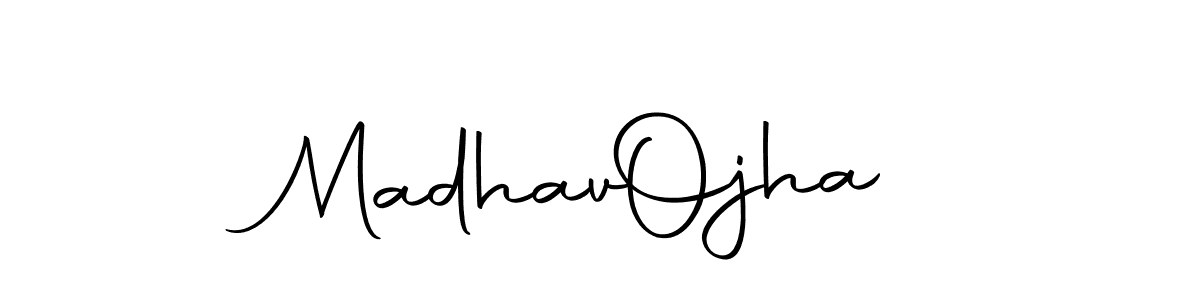 Use a signature maker to create a handwritten signature online. With this signature software, you can design (Autography-DOLnW) your own signature for name Madhav  Ojha. Madhav  Ojha signature style 10 images and pictures png