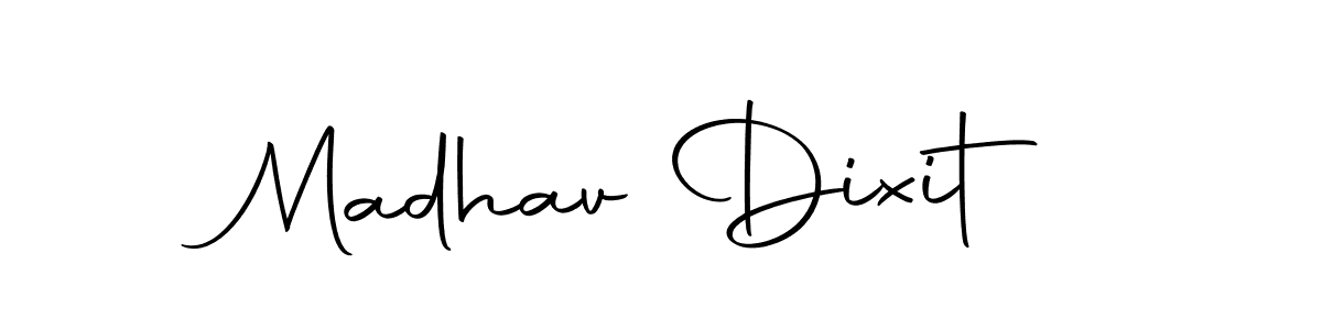 Design your own signature with our free online signature maker. With this signature software, you can create a handwritten (Autography-DOLnW) signature for name Madhav Dixit. Madhav Dixit signature style 10 images and pictures png