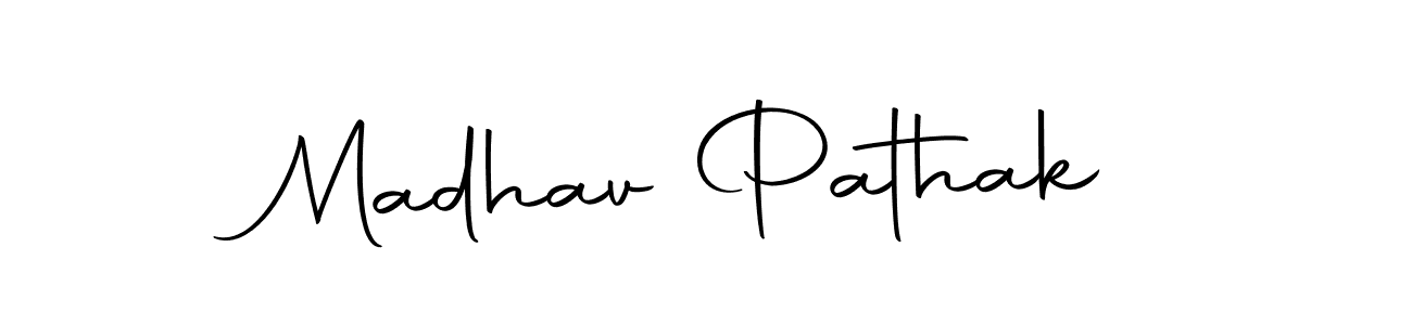 Create a beautiful signature design for name Madhav Pathak. With this signature (Autography-DOLnW) fonts, you can make a handwritten signature for free. Madhav Pathak signature style 10 images and pictures png