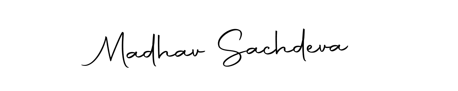 You should practise on your own different ways (Autography-DOLnW) to write your name (Madhav Sachdeva) in signature. don't let someone else do it for you. Madhav Sachdeva signature style 10 images and pictures png