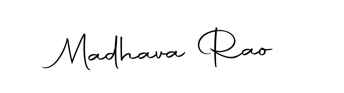 The best way (Autography-DOLnW) to make a short signature is to pick only two or three words in your name. The name Madhava Rao include a total of six letters. For converting this name. Madhava Rao signature style 10 images and pictures png