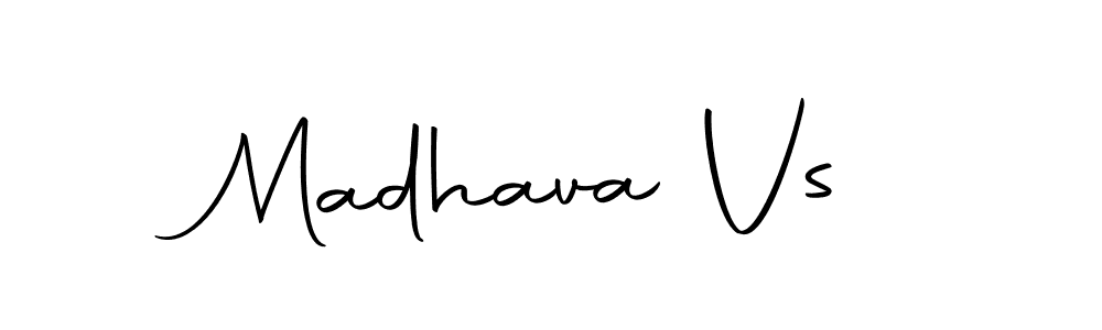 How to make Madhava Vs name signature. Use Autography-DOLnW style for creating short signs online. This is the latest handwritten sign. Madhava Vs signature style 10 images and pictures png