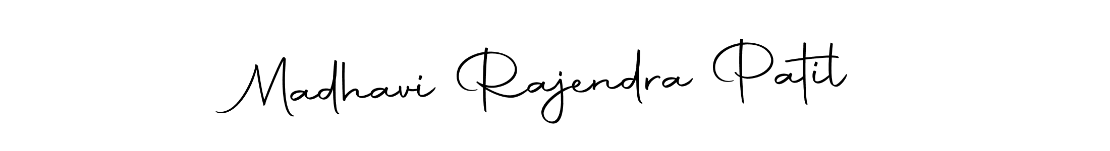 You should practise on your own different ways (Autography-DOLnW) to write your name (Madhavi Rajendra Patil) in signature. don't let someone else do it for you. Madhavi Rajendra Patil signature style 10 images and pictures png