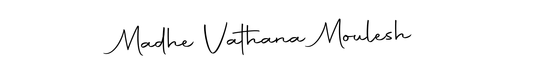 if you are searching for the best signature style for your name Madhe Vathana Moulesh. so please give up your signature search. here we have designed multiple signature styles  using Autography-DOLnW. Madhe Vathana Moulesh signature style 10 images and pictures png