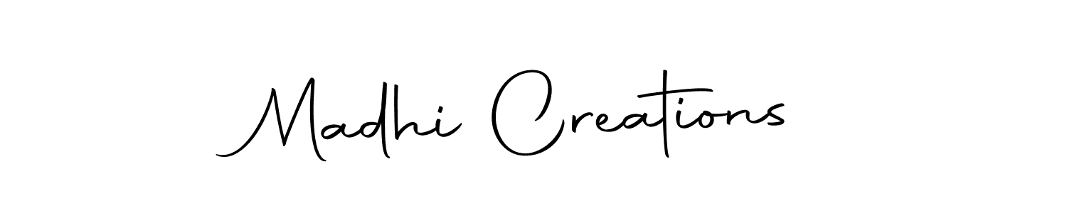 Design your own signature with our free online signature maker. With this signature software, you can create a handwritten (Autography-DOLnW) signature for name Madhi Creations. Madhi Creations signature style 10 images and pictures png