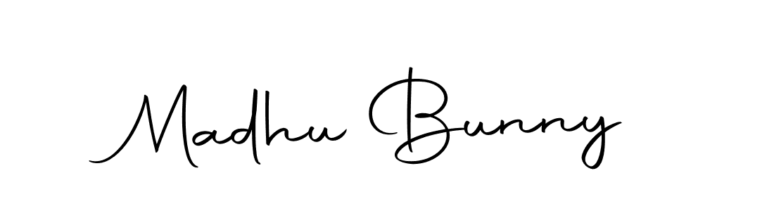 How to make Madhu Bunny signature? Autography-DOLnW is a professional autograph style. Create handwritten signature for Madhu Bunny name. Madhu Bunny signature style 10 images and pictures png