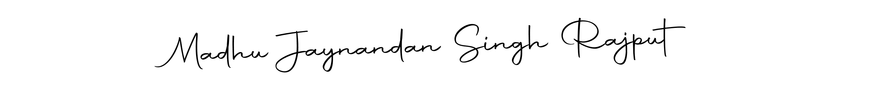 Also we have Madhu Jaynandan Singh Rajput name is the best signature style. Create professional handwritten signature collection using Autography-DOLnW autograph style. Madhu Jaynandan Singh Rajput signature style 10 images and pictures png