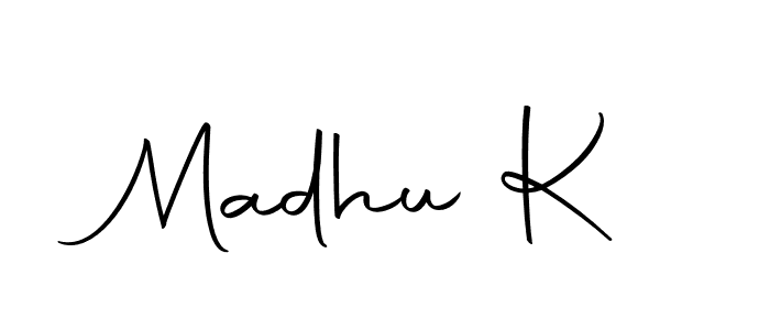 It looks lik you need a new signature style for name Madhu K. Design unique handwritten (Autography-DOLnW) signature with our free signature maker in just a few clicks. Madhu K signature style 10 images and pictures png