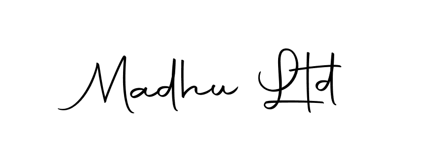 Use a signature maker to create a handwritten signature online. With this signature software, you can design (Autography-DOLnW) your own signature for name Madhu Ltd. Madhu Ltd signature style 10 images and pictures png