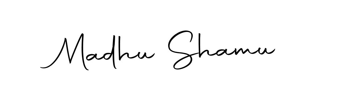 Autography-DOLnW is a professional signature style that is perfect for those who want to add a touch of class to their signature. It is also a great choice for those who want to make their signature more unique. Get Madhu Shamu name to fancy signature for free. Madhu Shamu signature style 10 images and pictures png