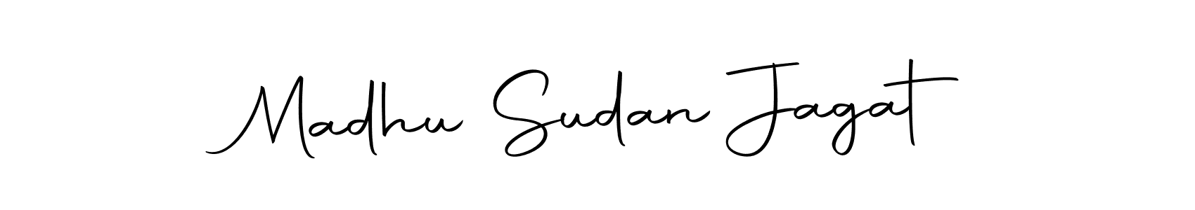 Similarly Autography-DOLnW is the best handwritten signature design. Signature creator online .You can use it as an online autograph creator for name Madhu Sudan Jagat. Madhu Sudan Jagat signature style 10 images and pictures png