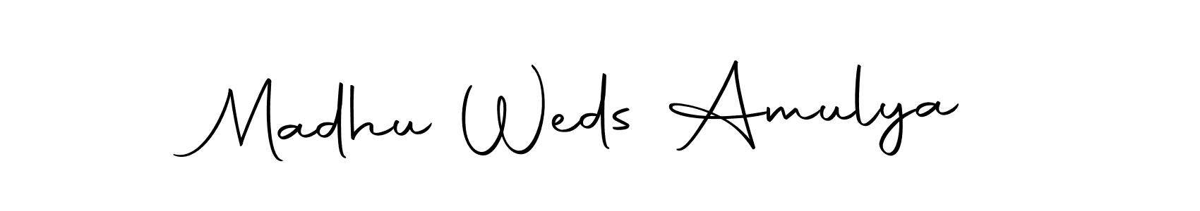 Also You can easily find your signature by using the search form. We will create Madhu Weds Amulya name handwritten signature images for you free of cost using Autography-DOLnW sign style. Madhu Weds Amulya signature style 10 images and pictures png