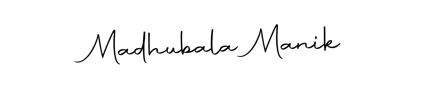 The best way (Autography-DOLnW) to make a short signature is to pick only two or three words in your name. The name Madhubala Manik include a total of six letters. For converting this name. Madhubala Manik signature style 10 images and pictures png