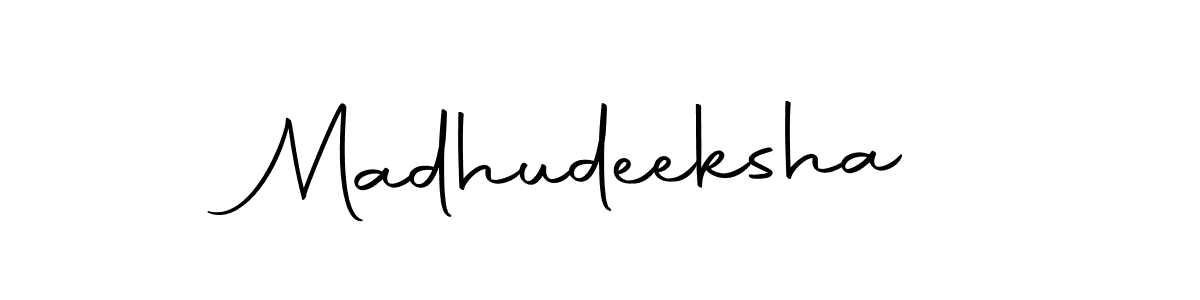 Use a signature maker to create a handwritten signature online. With this signature software, you can design (Autography-DOLnW) your own signature for name Madhudeeksha. Madhudeeksha signature style 10 images and pictures png