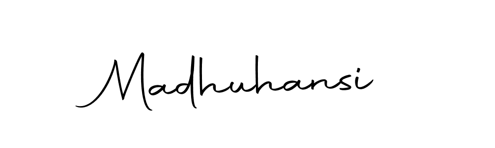 Make a beautiful signature design for name Madhuhansi. With this signature (Autography-DOLnW) style, you can create a handwritten signature for free. Madhuhansi signature style 10 images and pictures png