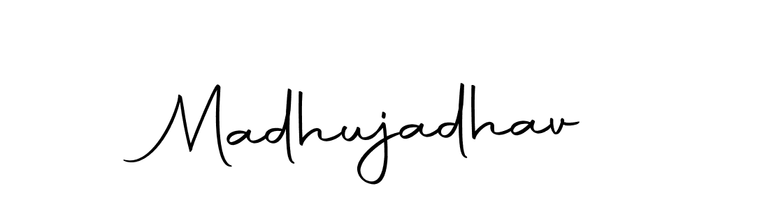 How to make Madhujadhav signature? Autography-DOLnW is a professional autograph style. Create handwritten signature for Madhujadhav name. Madhujadhav signature style 10 images and pictures png