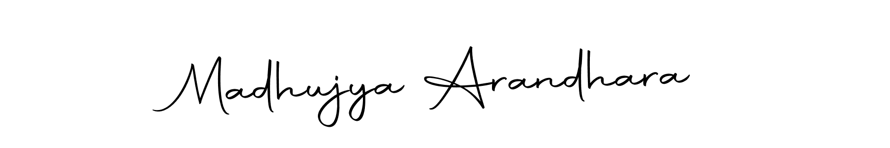 Design your own signature with our free online signature maker. With this signature software, you can create a handwritten (Autography-DOLnW) signature for name Madhujya Arandhara. Madhujya Arandhara signature style 10 images and pictures png