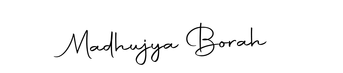 You can use this online signature creator to create a handwritten signature for the name Madhujya Borah. This is the best online autograph maker. Madhujya Borah signature style 10 images and pictures png