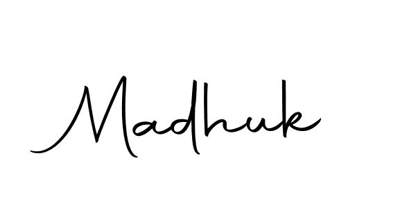 Madhuk stylish signature style. Best Handwritten Sign (Autography-DOLnW) for my name. Handwritten Signature Collection Ideas for my name Madhuk. Madhuk signature style 10 images and pictures png