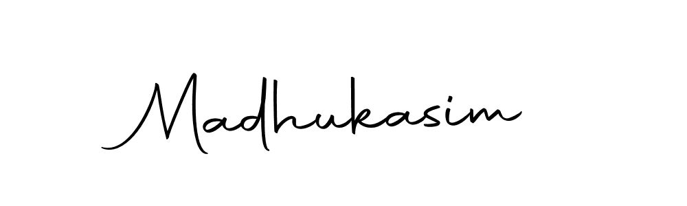 Create a beautiful signature design for name Madhukasim. With this signature (Autography-DOLnW) fonts, you can make a handwritten signature for free. Madhukasim signature style 10 images and pictures png