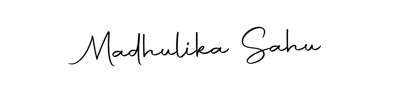 Autography-DOLnW is a professional signature style that is perfect for those who want to add a touch of class to their signature. It is also a great choice for those who want to make their signature more unique. Get Madhulika Sahu name to fancy signature for free. Madhulika Sahu signature style 10 images and pictures png