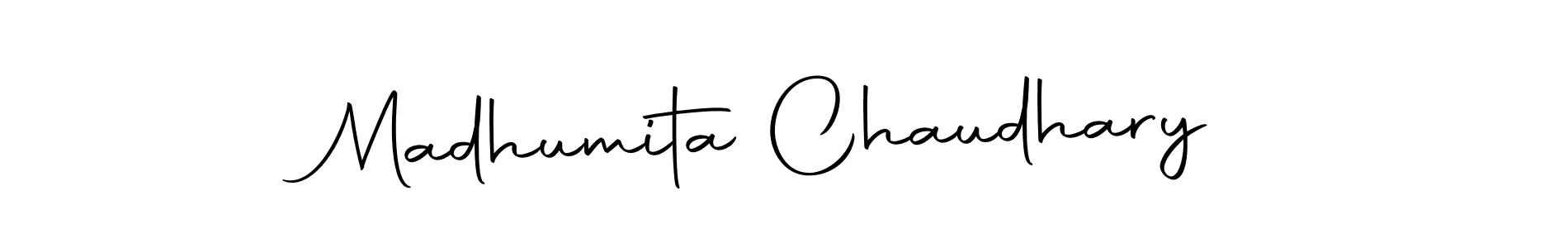 The best way (Autography-DOLnW) to make a short signature is to pick only two or three words in your name. The name Madhumita Chaudhary include a total of six letters. For converting this name. Madhumita Chaudhary signature style 10 images and pictures png