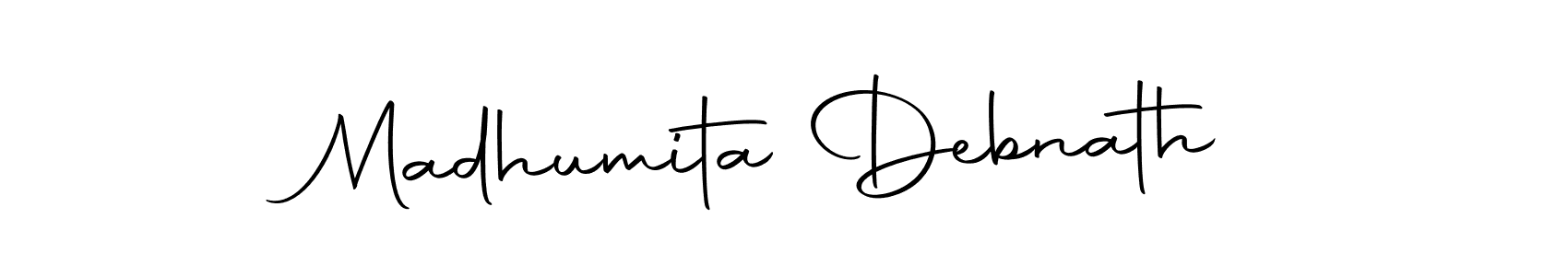 The best way (Autography-DOLnW) to make a short signature is to pick only two or three words in your name. The name Madhumita Debnath include a total of six letters. For converting this name. Madhumita Debnath signature style 10 images and pictures png