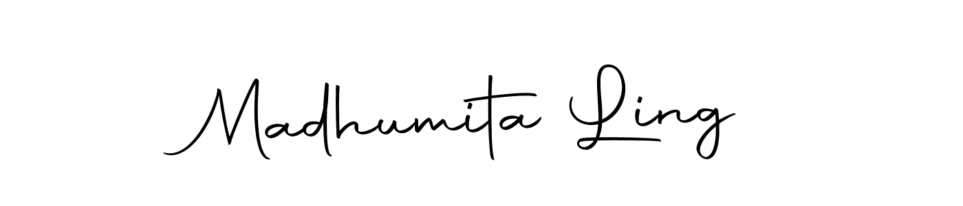 The best way (Autography-DOLnW) to make a short signature is to pick only two or three words in your name. The name Madhumita Ling include a total of six letters. For converting this name. Madhumita Ling signature style 10 images and pictures png