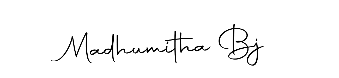 Also we have Madhumitha Bj name is the best signature style. Create professional handwritten signature collection using Autography-DOLnW autograph style. Madhumitha Bj signature style 10 images and pictures png