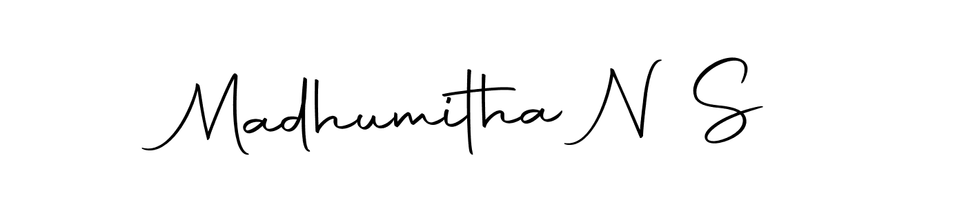 You can use this online signature creator to create a handwritten signature for the name Madhumitha N S. This is the best online autograph maker. Madhumitha N S signature style 10 images and pictures png