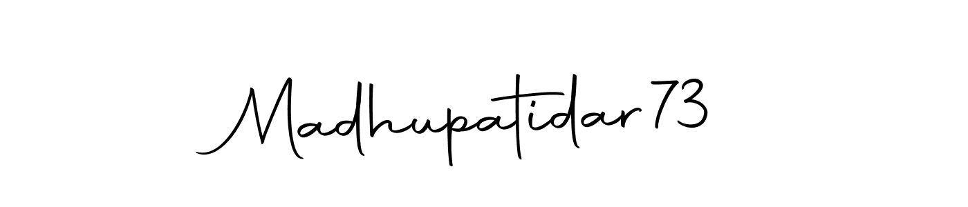 You can use this online signature creator to create a handwritten signature for the name Madhupatidar73. This is the best online autograph maker. Madhupatidar73 signature style 10 images and pictures png