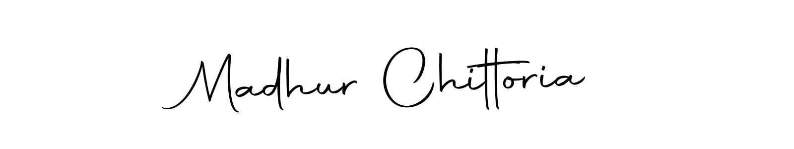 Make a beautiful signature design for name Madhur Chittoria. With this signature (Autography-DOLnW) style, you can create a handwritten signature for free. Madhur Chittoria signature style 10 images and pictures png