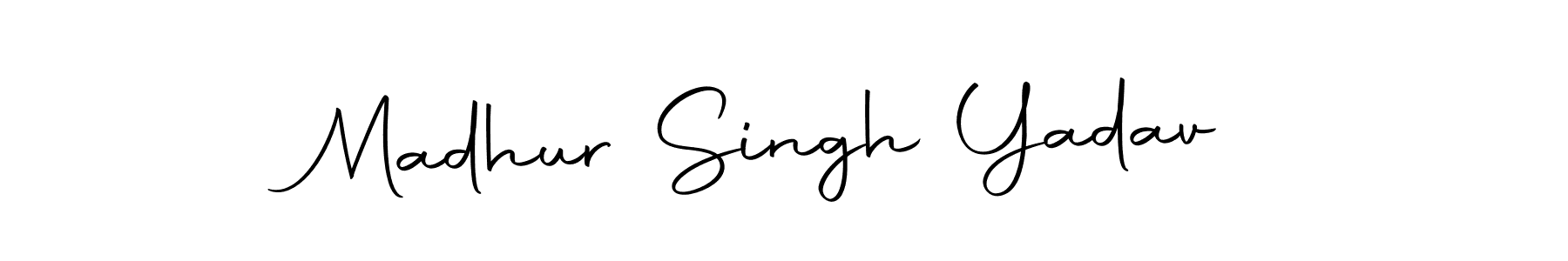 Make a beautiful signature design for name Madhur Singh Yadav. Use this online signature maker to create a handwritten signature for free. Madhur Singh Yadav signature style 10 images and pictures png