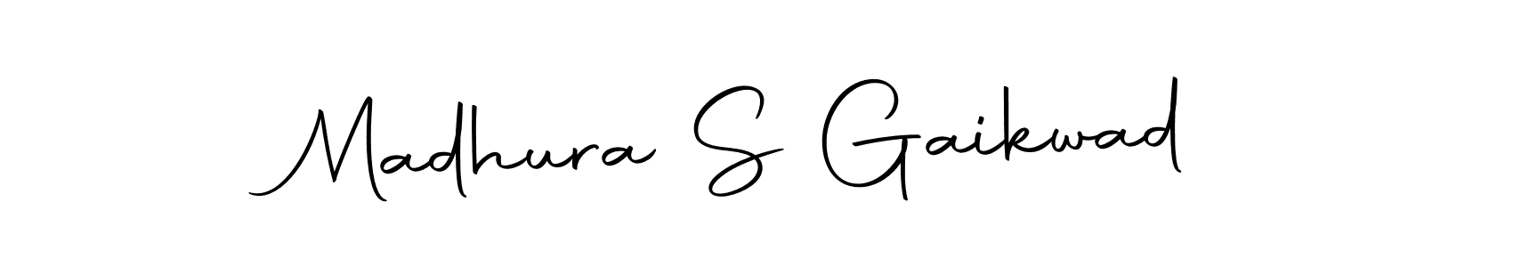 Madhura S Gaikwad stylish signature style. Best Handwritten Sign (Autography-DOLnW) for my name. Handwritten Signature Collection Ideas for my name Madhura S Gaikwad. Madhura S Gaikwad signature style 10 images and pictures png