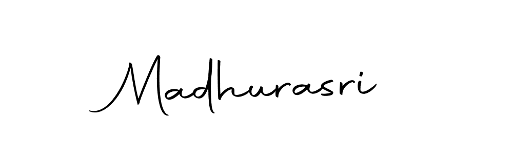 How to make Madhurasri name signature. Use Autography-DOLnW style for creating short signs online. This is the latest handwritten sign. Madhurasri signature style 10 images and pictures png