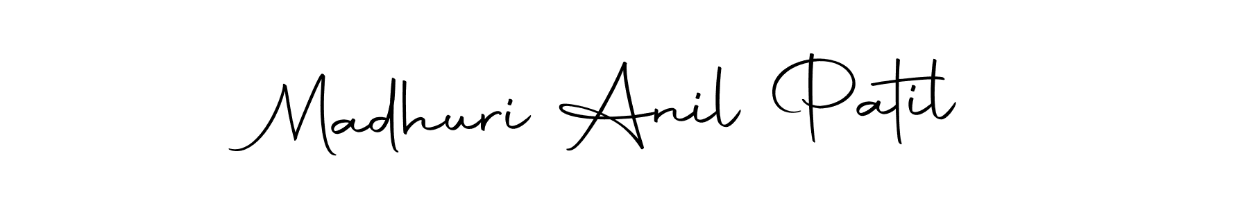 The best way (Autography-DOLnW) to make a short signature is to pick only two or three words in your name. The name Madhuri Anil Patil include a total of six letters. For converting this name. Madhuri Anil Patil signature style 10 images and pictures png