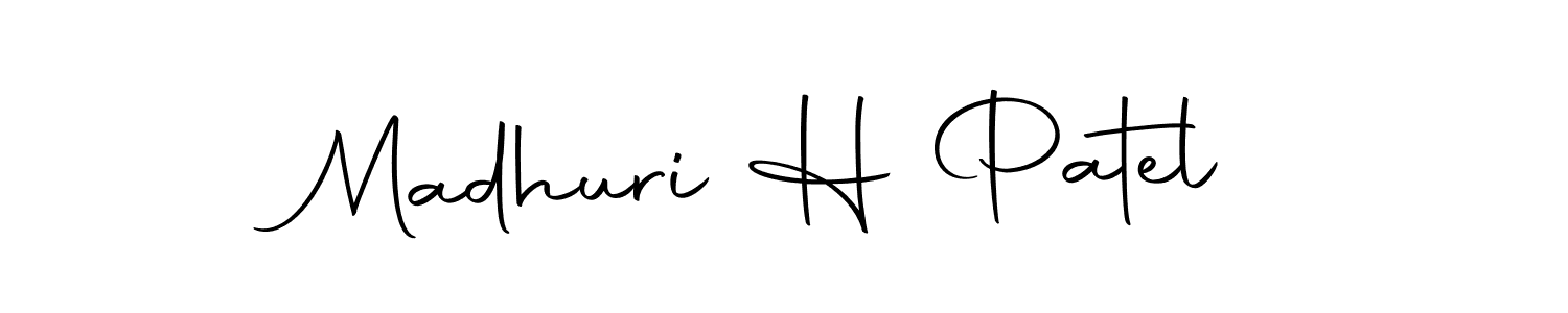 Autography-DOLnW is a professional signature style that is perfect for those who want to add a touch of class to their signature. It is also a great choice for those who want to make their signature more unique. Get Madhuri H Patel name to fancy signature for free. Madhuri H Patel signature style 10 images and pictures png