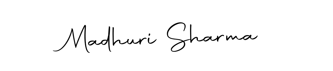 Design your own signature with our free online signature maker. With this signature software, you can create a handwritten (Autography-DOLnW) signature for name Madhuri Sharma. Madhuri Sharma signature style 10 images and pictures png