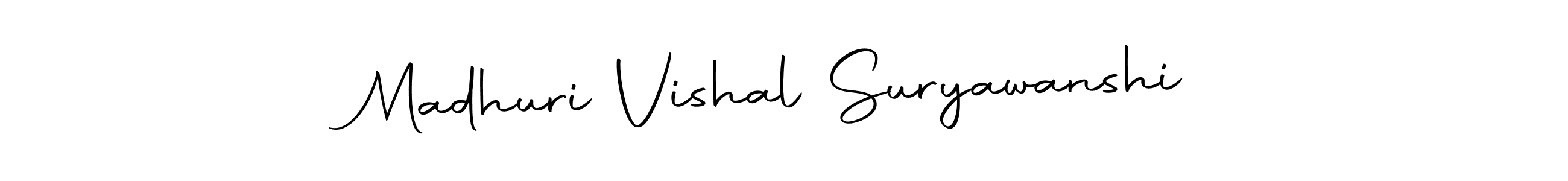 Similarly Autography-DOLnW is the best handwritten signature design. Signature creator online .You can use it as an online autograph creator for name Madhuri Vishal Suryawanshi. Madhuri Vishal Suryawanshi signature style 10 images and pictures png