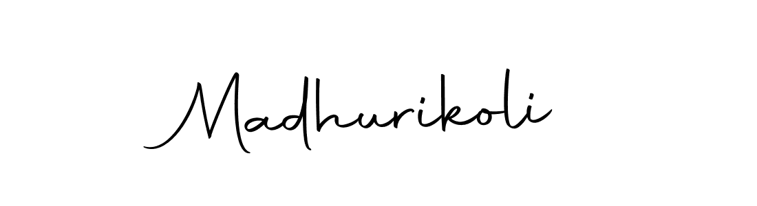 The best way (Autography-DOLnW) to make a short signature is to pick only two or three words in your name. The name Madhurikoli include a total of six letters. For converting this name. Madhurikoli signature style 10 images and pictures png