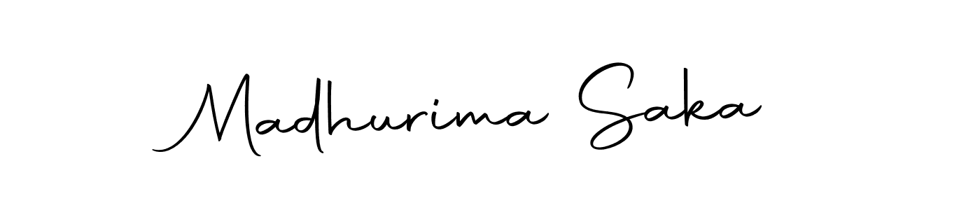 Madhurima Saka stylish signature style. Best Handwritten Sign (Autography-DOLnW) for my name. Handwritten Signature Collection Ideas for my name Madhurima Saka. Madhurima Saka signature style 10 images and pictures png