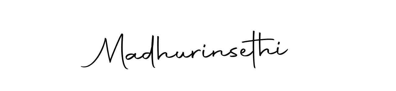 How to make Madhurinsethi name signature. Use Autography-DOLnW style for creating short signs online. This is the latest handwritten sign. Madhurinsethi signature style 10 images and pictures png