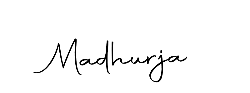 Make a beautiful signature design for name Madhurja. With this signature (Autography-DOLnW) style, you can create a handwritten signature for free. Madhurja signature style 10 images and pictures png