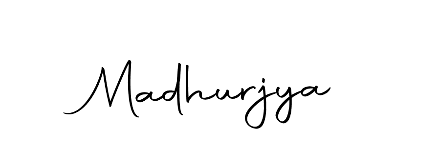 Design your own signature with our free online signature maker. With this signature software, you can create a handwritten (Autography-DOLnW) signature for name Madhurjya. Madhurjya signature style 10 images and pictures png