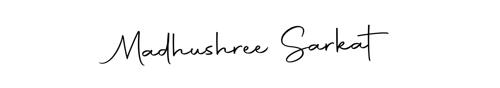 Make a beautiful signature design for name Madhushree Sarkat. Use this online signature maker to create a handwritten signature for free. Madhushree Sarkat signature style 10 images and pictures png