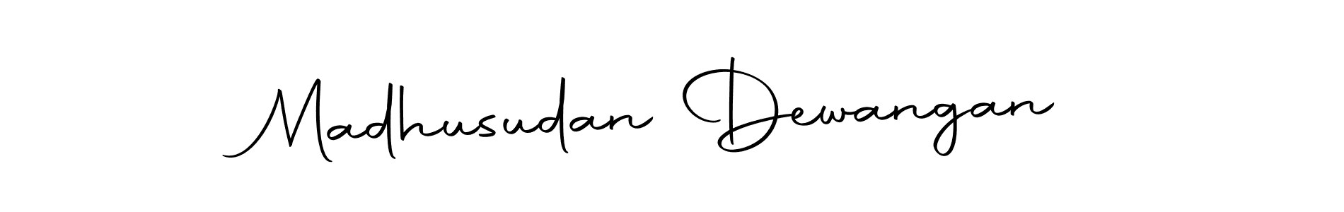 Make a beautiful signature design for name Madhusudan Dewangan. With this signature (Autography-DOLnW) style, you can create a handwritten signature for free. Madhusudan Dewangan signature style 10 images and pictures png