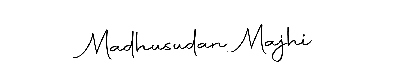 Use a signature maker to create a handwritten signature online. With this signature software, you can design (Autography-DOLnW) your own signature for name Madhusudan Majhi. Madhusudan Majhi signature style 10 images and pictures png