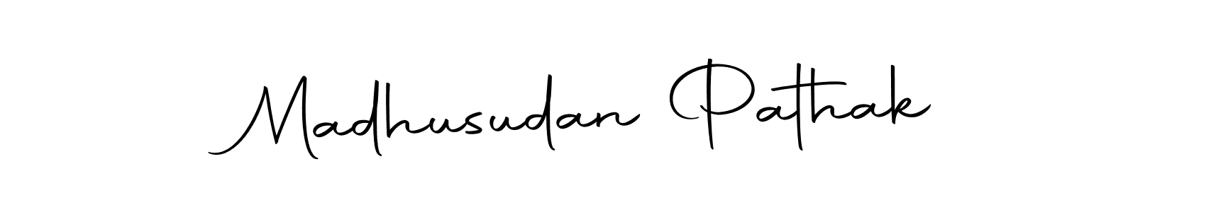 Use a signature maker to create a handwritten signature online. With this signature software, you can design (Autography-DOLnW) your own signature for name Madhusudan Pathak. Madhusudan Pathak signature style 10 images and pictures png