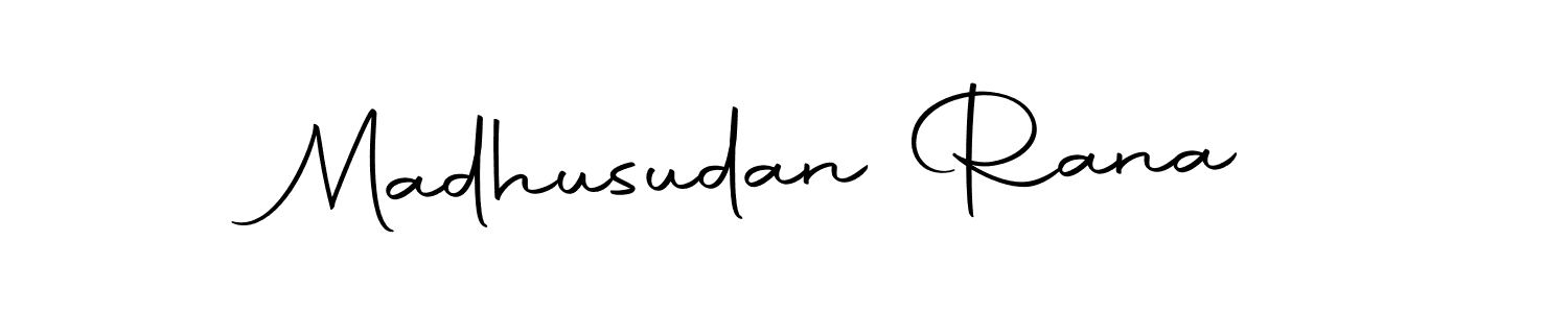 Create a beautiful signature design for name Madhusudan Rana. With this signature (Autography-DOLnW) fonts, you can make a handwritten signature for free. Madhusudan Rana signature style 10 images and pictures png